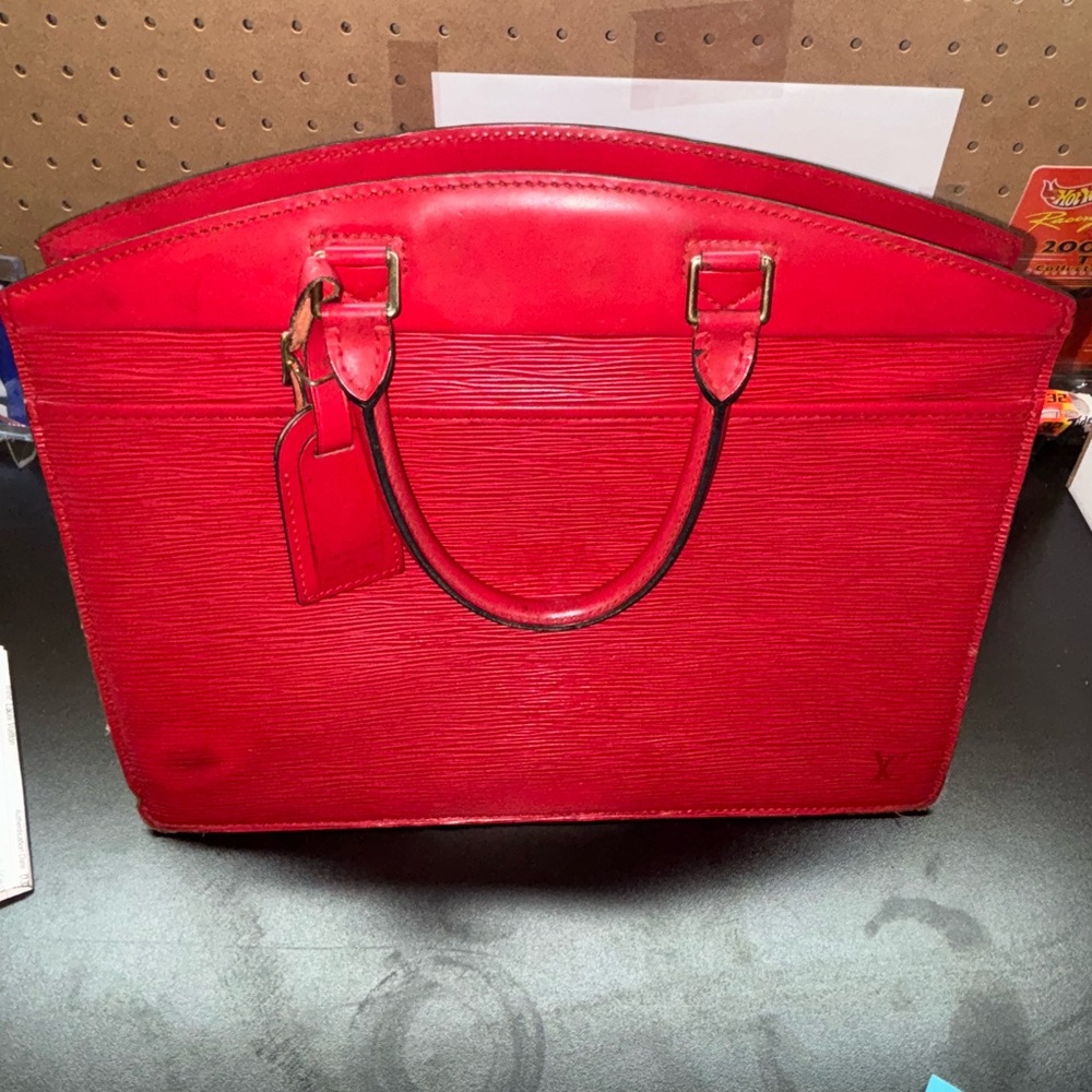 Louis Vuitton leather satchel 
Vintage